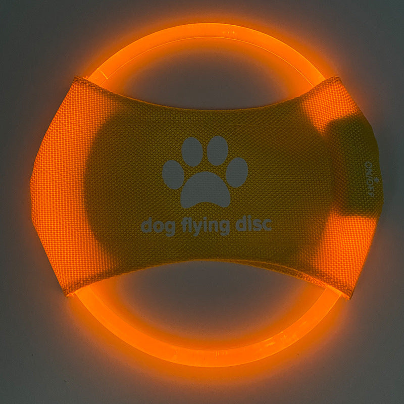 LED Dog Frisbee – Glow-in-the-Dark Flying Disc