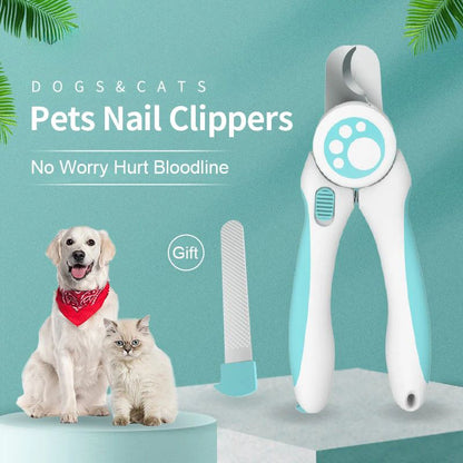 Ergonomic Pet Nail Clippers – Safe & Easy Trimming for Dogs & Cats