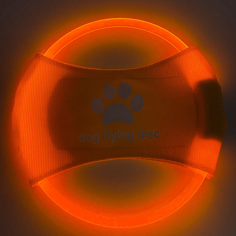 LED Dog Frisbee – Glow-in-the-Dark Flying Disc