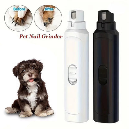Electric Pet Nail Grinder – Battery-Powered Trimmer for Dogs & Cats