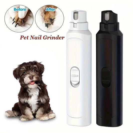 Electric Pet Nail Grinder – Battery-Powered Trimmer for Dogs & Cats