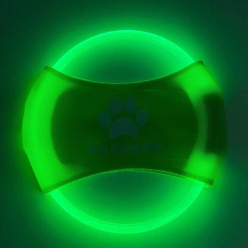 LED Dog Frisbee – Glow-in-the-Dark Flying Disc
