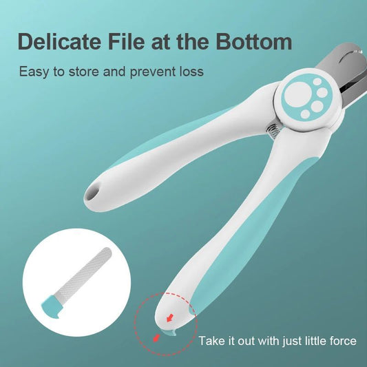 Ergonomic Pet Nail Clippers – Safe & Easy Trimming for Dogs & Cats