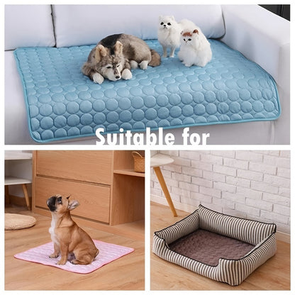 Ice Silk Cooling Pad for Dogs & Cats