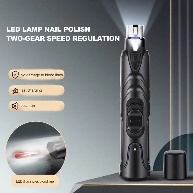 LED Rechargeable Pet Nail Grinder