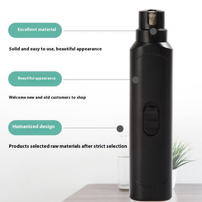 Electric Pet Nail Grinder – Battery-Powered Trimmer for Dogs & Cats