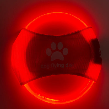 LED Dog Frisbee – Glow-in-the-Dark Flying Disc