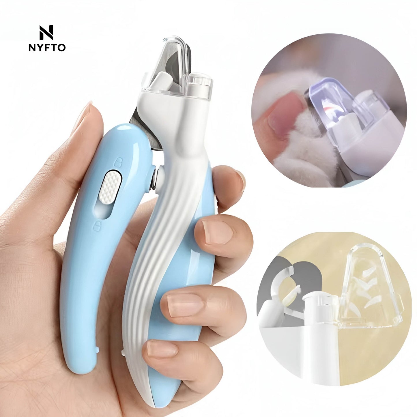 Pet Nail Cutter with LED Light – Safe & Easy Grooming for Dogs & Cats